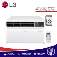 LG LA100GC2 1hp Dual Inverter Compressor, Window Type Aircon Inverter, 70% Energy Savings