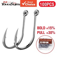 AKAKUMA High Carbon Steel Stainless Barbed Fishing Hooks Durable Head Fishing Accessories