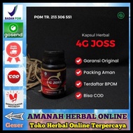 4G Joss, Kapsul Herbal Stamina Pria 4-G Joss, Ramuan Tradisional Aman