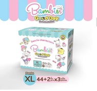 [ยกลังx3] Bambies Good Day แพมเพิสเด็ก แบบกางเกง แบมบี้ส์ กู๊ดเดย์ (ไซส์ M-XXXL) ผ้าอ้อมแบบกางเกง แพ