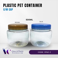 ⭐500ML PLASTIC CONTAINER/BALANG BISKUT RAYA/ BALANG || FP42-2⭐ POST TODAY 