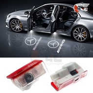 2/4Pcs Led Car Door Welcome Light For Mercedes Benz W205 W212 W213 W166 X156 X253 W167 X166 Projecto