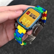 New Colorful Watchband+shell Cover,Resin Candy Acrylic Cute Strap+Case,Suit for Apple Watch 10/9/8 U