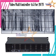 Video Wall Controller 4x5 HDMI VGA AV USB inputs For 20tv 1080P
