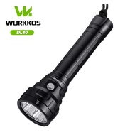 Wurkkos DL40 Powerful 5000lm Diving Light Bright Dive Flashlight with 4*LH351D 90CRI 26650 Underwate