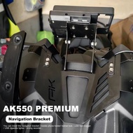 AK550 Premium Motorcycle Front windshield GPS Phone Stand Navigation Bracket Phone Holder For Kymco 