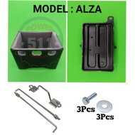 38B20L | NS40ZL  PERODUA MYVI ALZA CAR BATTERY COVER AND BATTERY SEAT TRAY BRACKET BATTERY AND SCREW