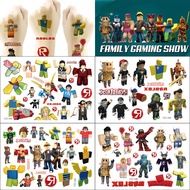 Tattoo Stickers Ro-blox Game Blue Monster Toys Cute Cartoon Kawaii Anime