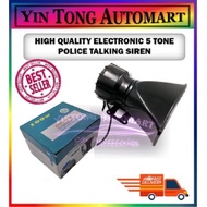 12V 100W Electronic 5 Tone Police Siren Horn Speaker Warning Siren