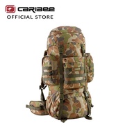 [Official Store] Caribee Platoon 70L Auscam Rucksack - Military Inspired Design Outdoor Travel Bag D