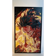 ‍ ️ EMERGED 3D PRINTED ONE PIECE PAINTING – ANIME PAINTING