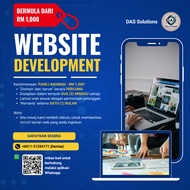 Website development service - RM 1,000 - FREE domain - FREE server