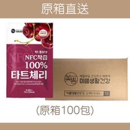 MIPPEUM (原箱100包）100% NFC 酸櫻桃汁(70mlX100包)（韓國直送)（平行進口）