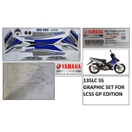 (100% ORIGINAL YAMAHA) 135LC 5S SP EDITION GRAPHIC SET (55C-FG000-03-P2)