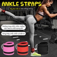 (OFF-ANKLE STRAPS) Adjustable Double D-Ring ANKLE Strap for Leg Glutes Exercises