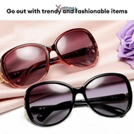 Elliptical Frame Trendy Women's Fashion Driving Sunglasses-Yy