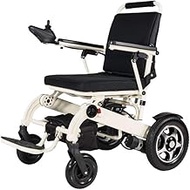 Fashionable Simplicity Elderly Disabled Electric Mobility Wheelchair Foldable With Aircraft Light And Easy To Carry Electric Wheelchair Can Carry 120Kg