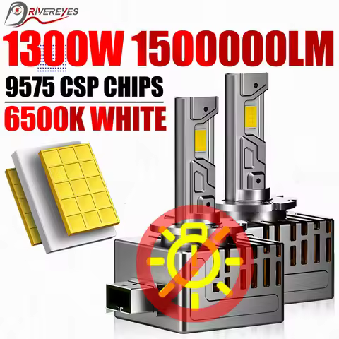 D1S D3S 1300W 1500000LM Led Headlight Bulbs Canbus No Error D2S D4S D1R D3R D2R D4R D Series 1:1 Led