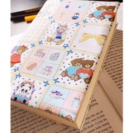Fabric Book Cover, Double-Sided Fabric Book Cover for A5 A6 B5 Book Cover Book Sleeve