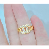 Bangkok gold stone ring Ring gold ring