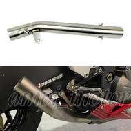 ZX6R 2024 SLIP ON EXHAUST MIDDLE LINK PIPE 51MM MUFFLER PIPING ZX6R ZX-6R ZX 6R