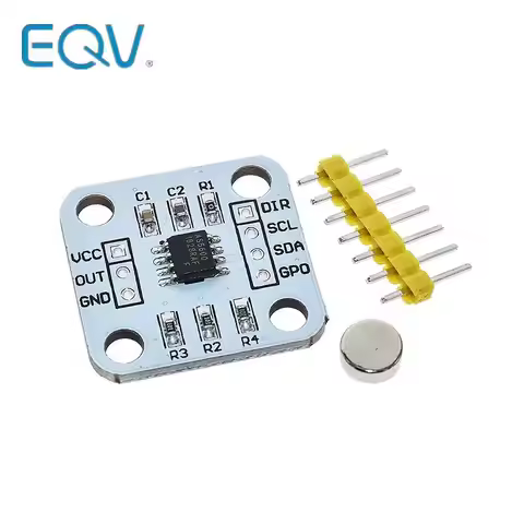 official AS5600 magnetic encoder magnetic induction angle measurement sensor module 12bit high preci