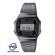 Casio A168WGG-1A Youth Vintage Gray Ion Digital Unisex Watch