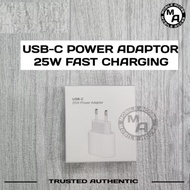 ADAPTOR 25W FAST CHARGING USB C IP 16iphone / 15 / 14 / 13 / 12 / 11 Pro Max POWER ADAPTER 25 WATT -