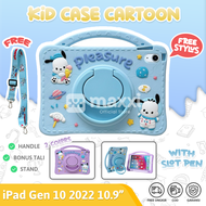 Softcase With Pencil Slot Rotate Cover IPad Gen 10 2022 10.9 inch Soft Case Kesing Putar Anak Karakt