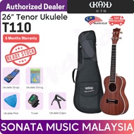 PROFESSIONAL UKAKU T110 UKULELE 26" inch BAG / UKULELE STRAP / PICK /TUNER / CAPO / UKULELE STRING