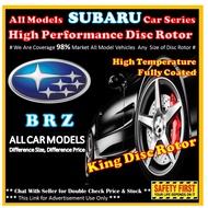 SUBARU BRZ ZC Disc Rotor Drilled Slotted / Pemutar Cakera Berprestasi Tinggi