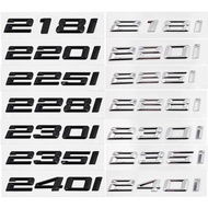 ABS Car Rear Trunk Letters Logo Badge Emblem Sticker For BMW 2 Series 216i 218i 220i 225i 228i 230i 
