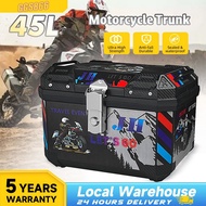 36L 45L Top Box Motorcycle PP Top Box 45L ALUMINIUM PREMIUM LOCK COLOR BLACK