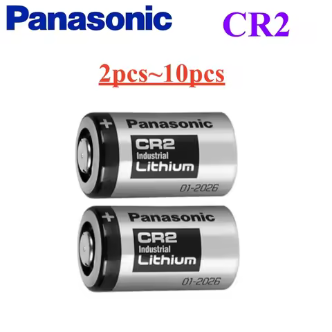 2pcs-10pcs Panasonic CR2 CR15H270 Lithium Manganese Battery Polaroid mini 25 Camera Printer Disc Bra