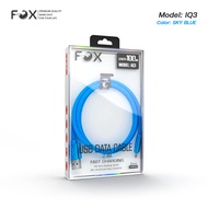 FOX Type-C/Micro USB/Lightning  รุ่น iQ3  FOX ของแท้ 100% สายชาร์จ iPhone