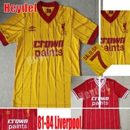 【Heydel Soccer Jersey】81-84 Top Quality Liverpool Retro Jersey  Kit Football Jersey SOCCER Shirt