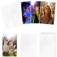 400 Keping Lengan Kad Foto Kpop 58×89mm Lengan Kad Foto Jelas Pemegang Kad Foto Tanpa PVC & Tanpa As