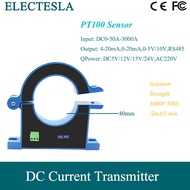 DC0ส่งสัญญาณกระแสไฟฟ้า DC ฮอลล์-3000A ตรวจกระแสไฟ4-20mA 0-20mA 0-5V 10V เซ็นเซอร์ไฟฟ้ากระแสตรงส่งออก