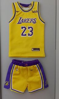 NBA 1/6 LBJ LeBron James 占士 Lakers 湖人 黃球衣球褲