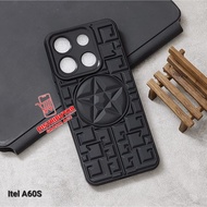 ITEL A60S CASE MACARON 3D STAR CASE ANTI SLIP SOFT CASE ITEL A60S