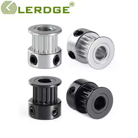 LERDGE 2GT synchronous Wheel 16/20Teeth Idler Pulley Bore 5/8mm with Bearing GT2 Timing belt Width 6