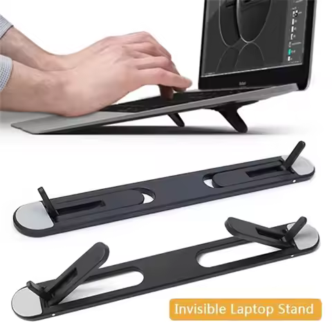 Portable Foldable Laptop Stand Adjustable Ergonomic Riser With Cooling For MacBook Air Lenovo Samsun