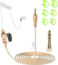 stdgove Broadcast Earset in Ear IFB Earpiece Broadcaster Headset Clear TRS Earpiece Com Invisible Mo