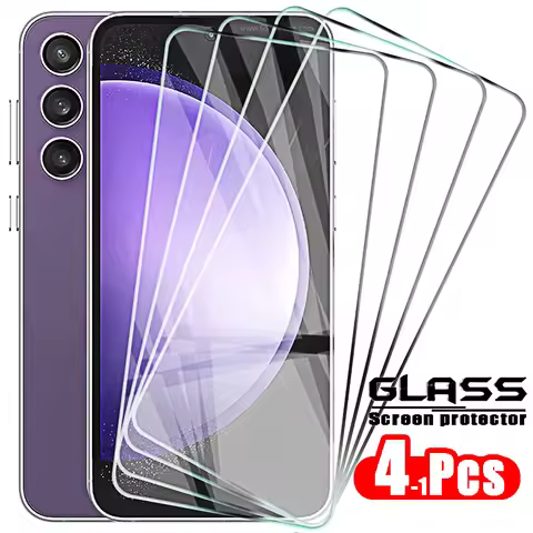 Tempered Glass on The for Samsung S23 FE S22 S21 Plus + Screen Protector on For Samsung Galaxy S23fe