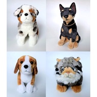 [That Model] Simulation Australian Shepherd Doberman Migru Hound Dog Border Rabbit Doll Plush Toy Bi