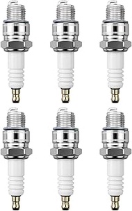 6 Pack Copper Marine Spark Plug Compatible with Mercury Mariner Johnson Evinrude, Replacement for QL