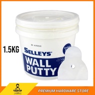 Selleys WALL PUTTY FILLER 1.5kg Plaster Partition White Filling Crack WALL PUTTY Simen WALL Hole Cap Lumos