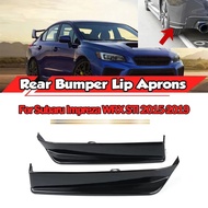 Car Rear Side Bumper Lip Anti-Scratch Side Aprons Diffuser Splitter Canard Black/Carbon For Subaru I