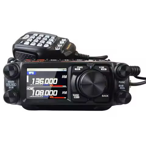 Yaesu Walkie Talkie FTM-510D ASP 144/430MHz VHF 55W/UHF 50W C4FM Digital FM Air Band Mobile Transcei