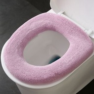全城熱賣 - 廁所毛絨柔軟馬桶坐墊（香芋【毛絨款】）#(GTN)
